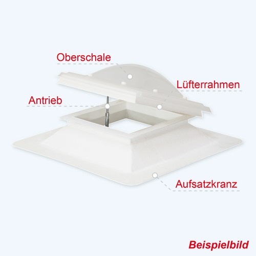 Lichtkuppel 100x100cm